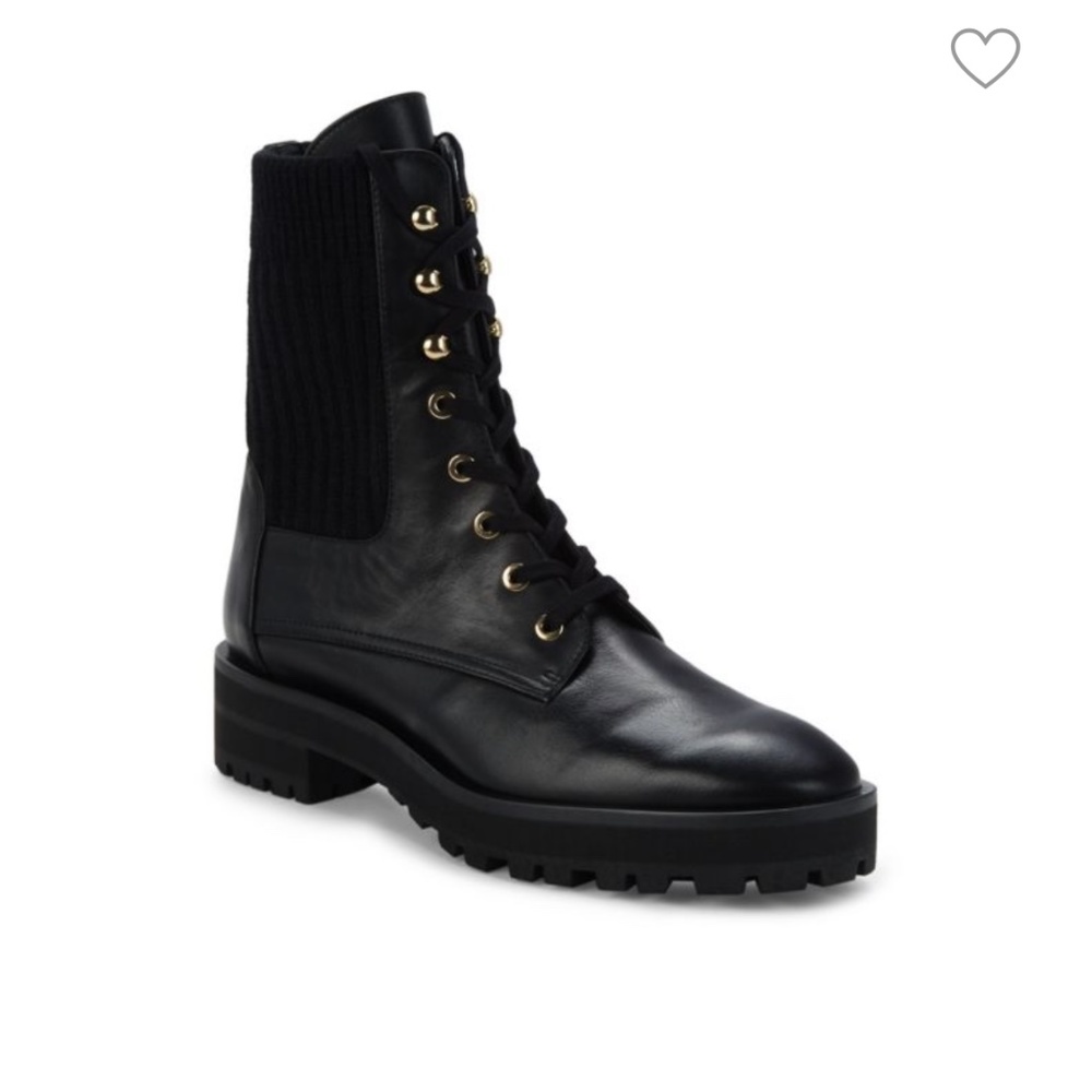 stuart weitzman combat boots alpine